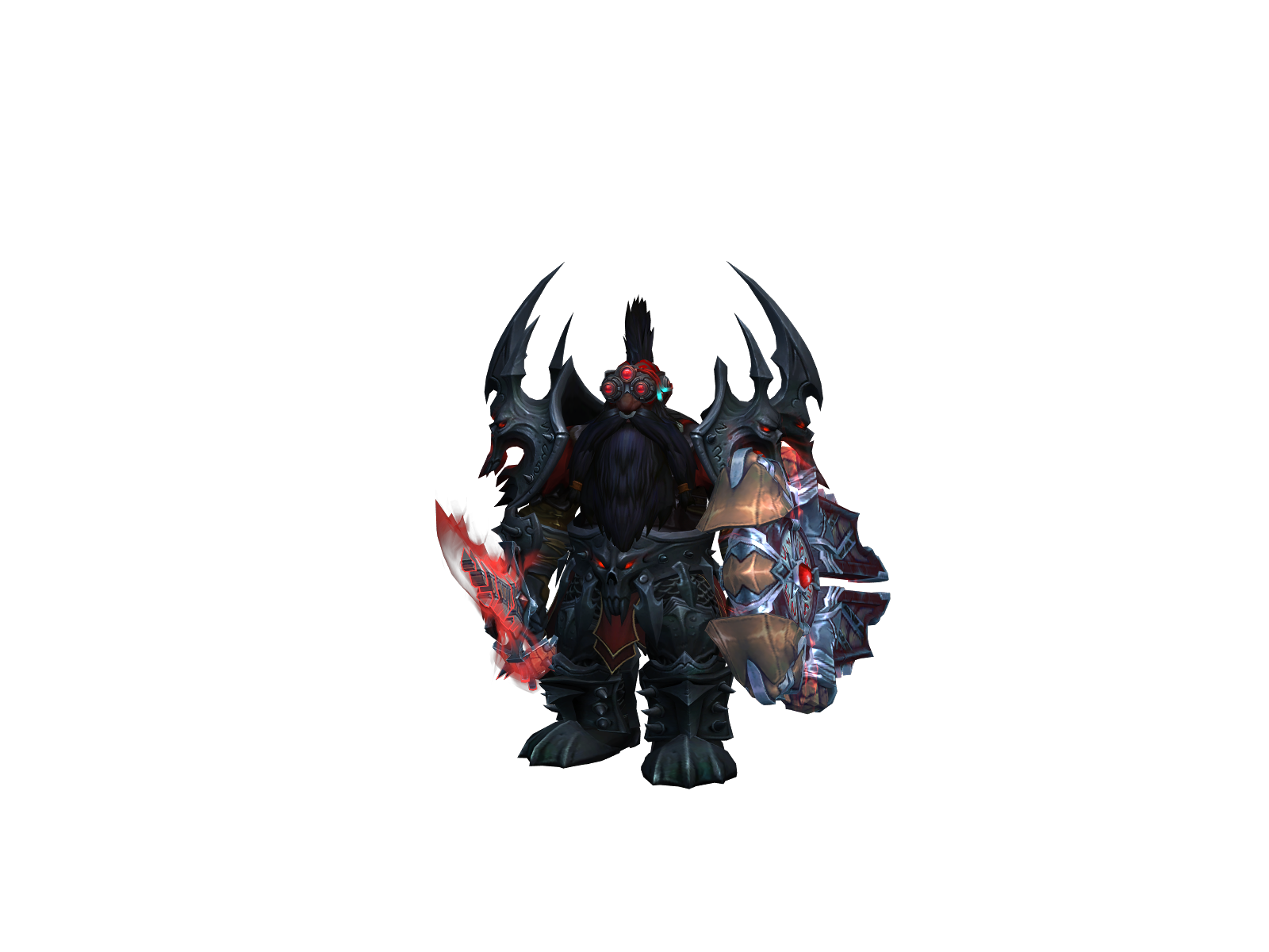 Bloodmolten 3D character render