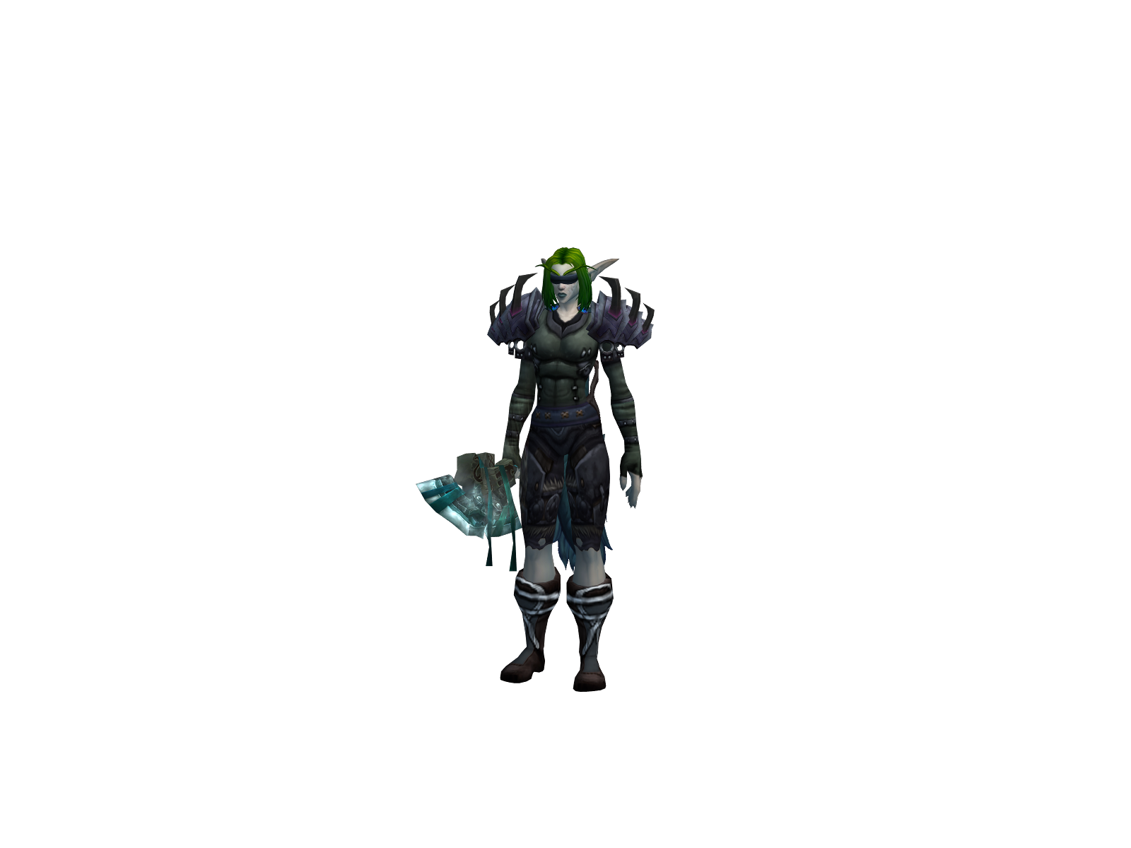 Feralhides 3D character render