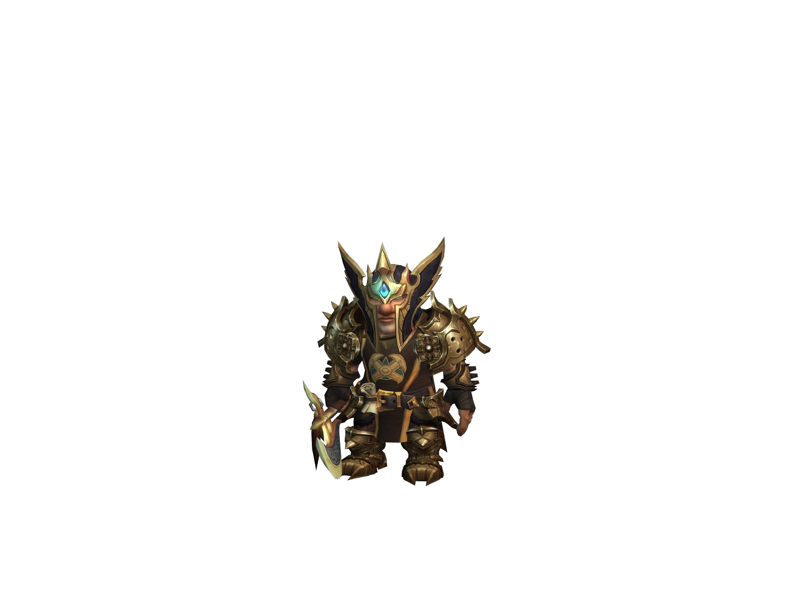 Gnowmio 3D character render