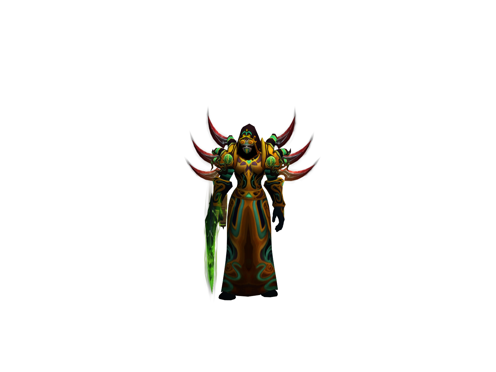 Sufferíng 3D character render