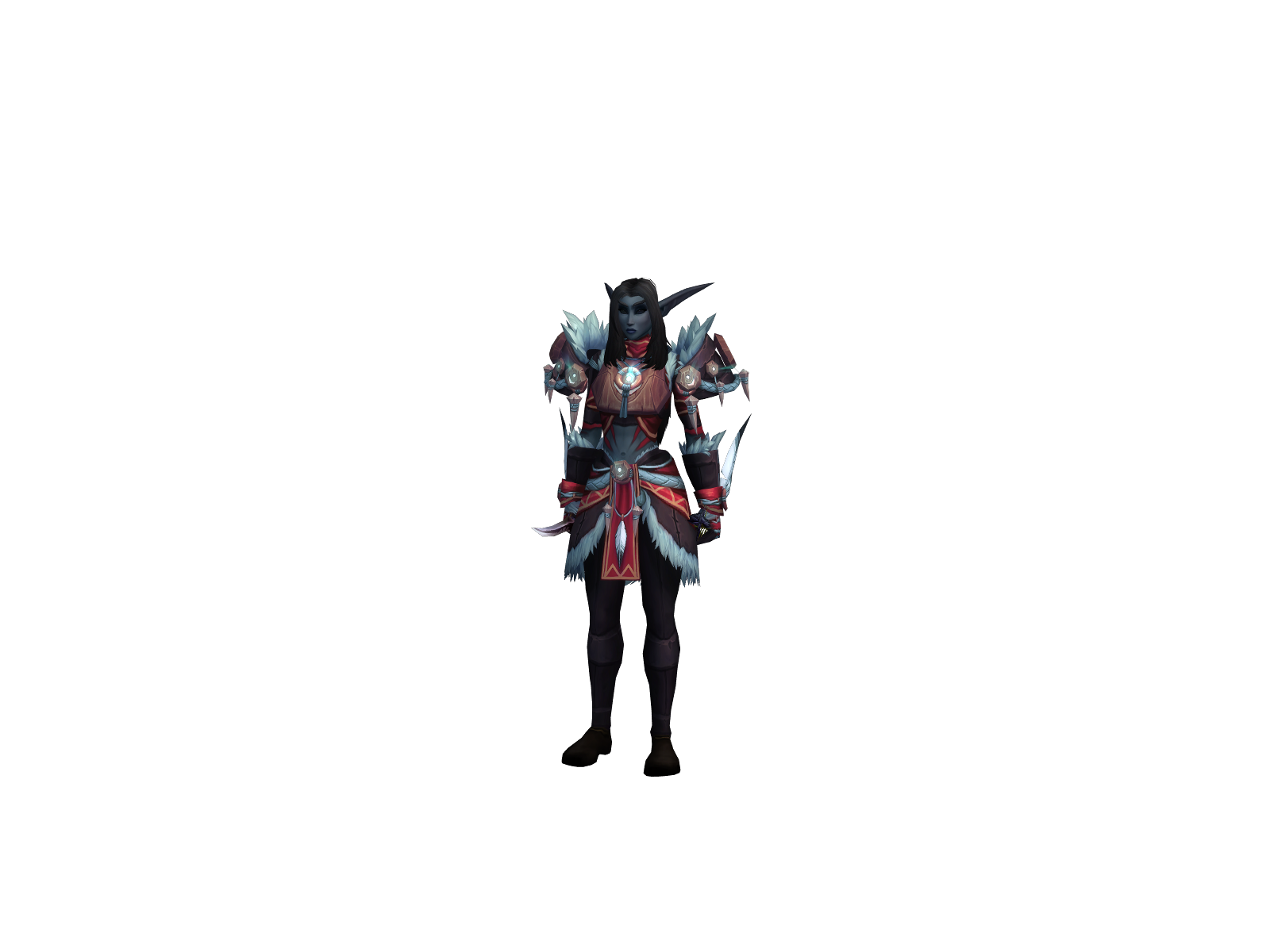 Hellia 3D character render