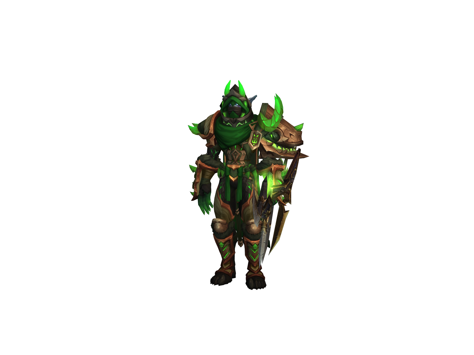 Yokailevi 3D character render