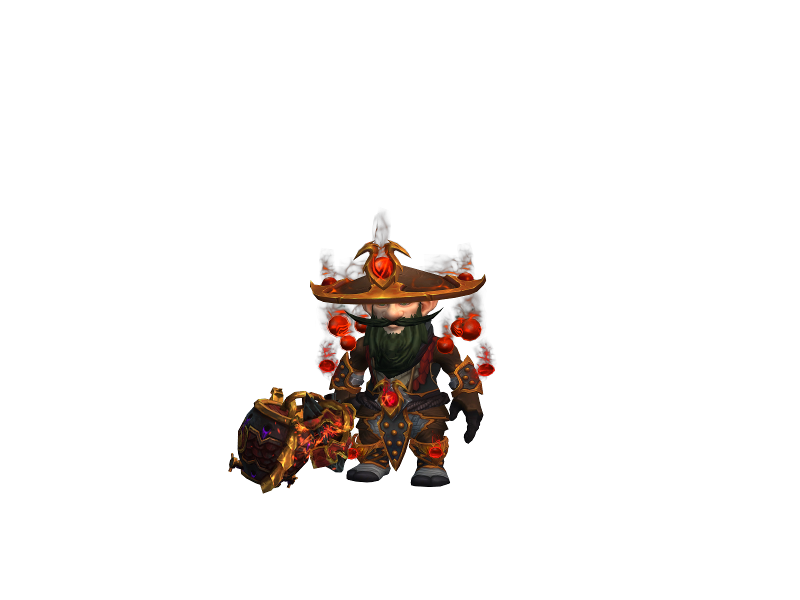 Sushirøll 3D character render