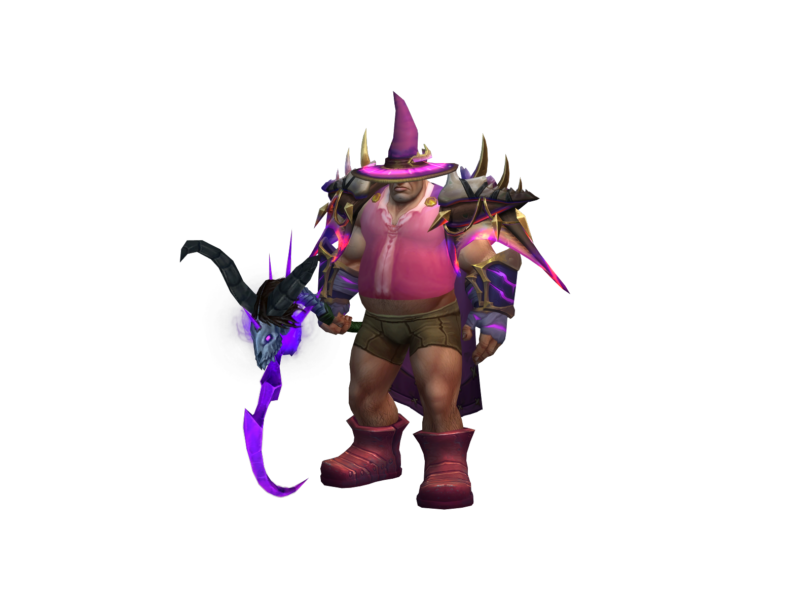 Bigfknlez 3D character render