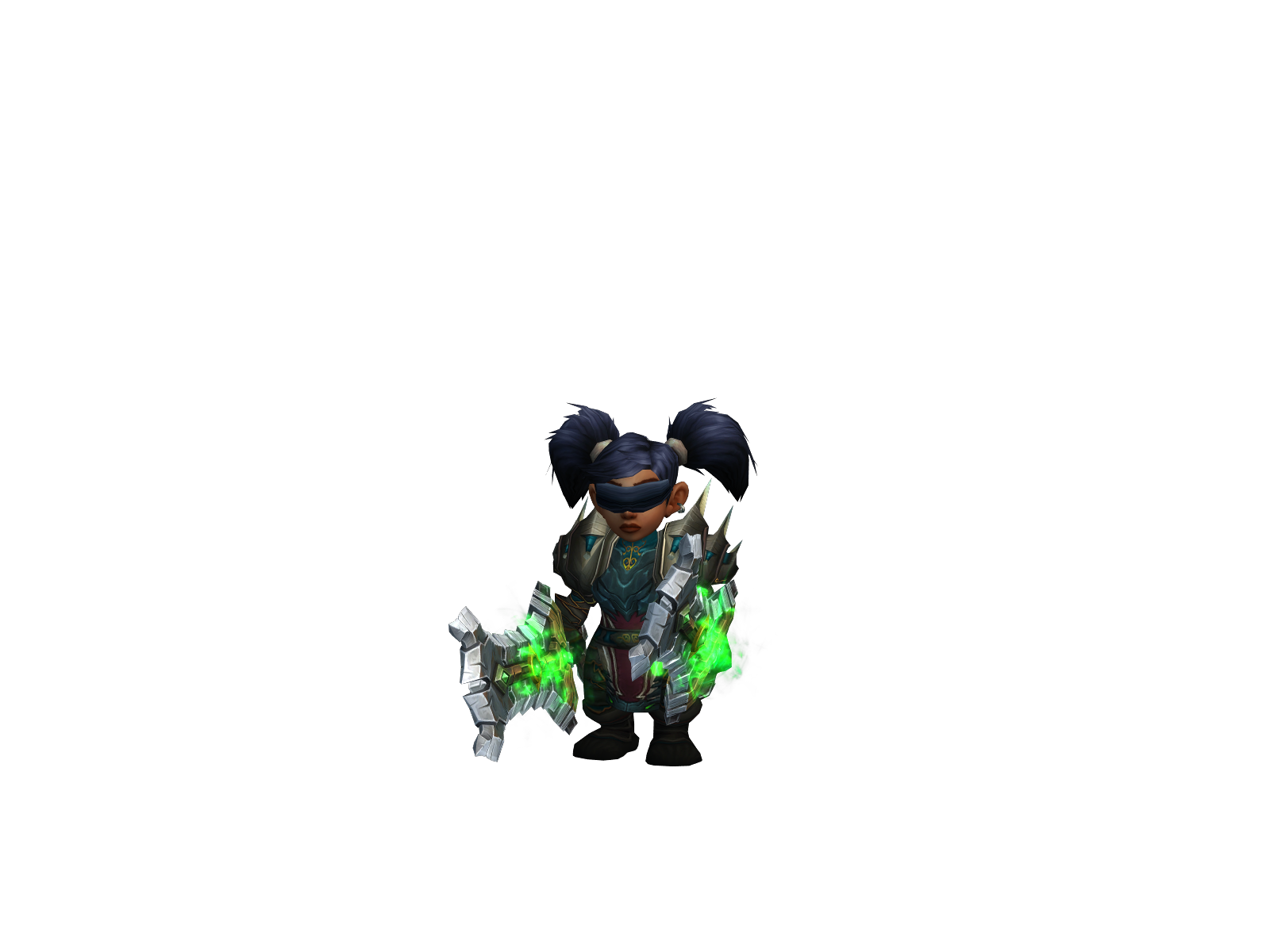 Okía 3D character render