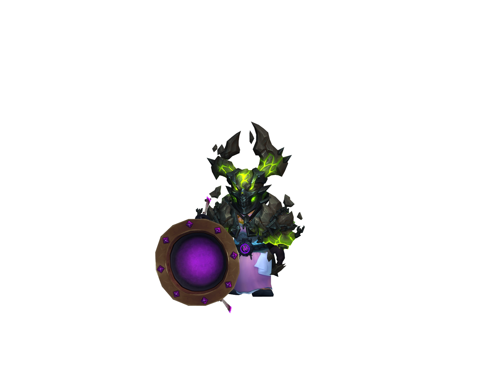 Mortemacabre 3D character render