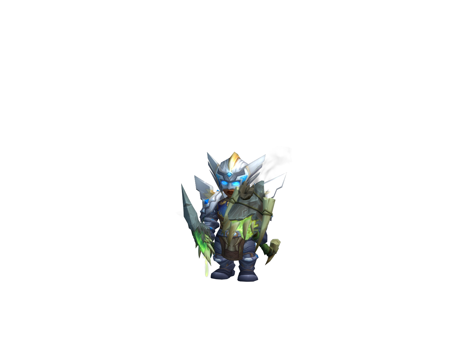 Fluvw 3D character render