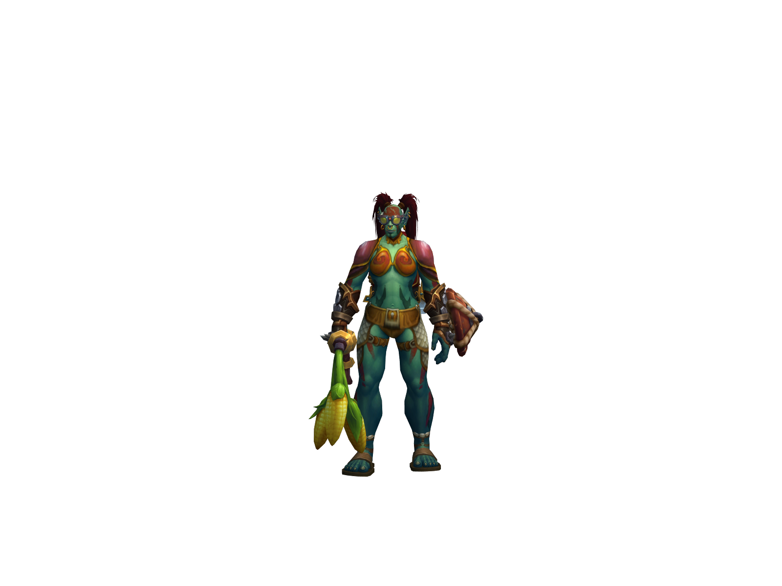 Shufflejudge 3D character render