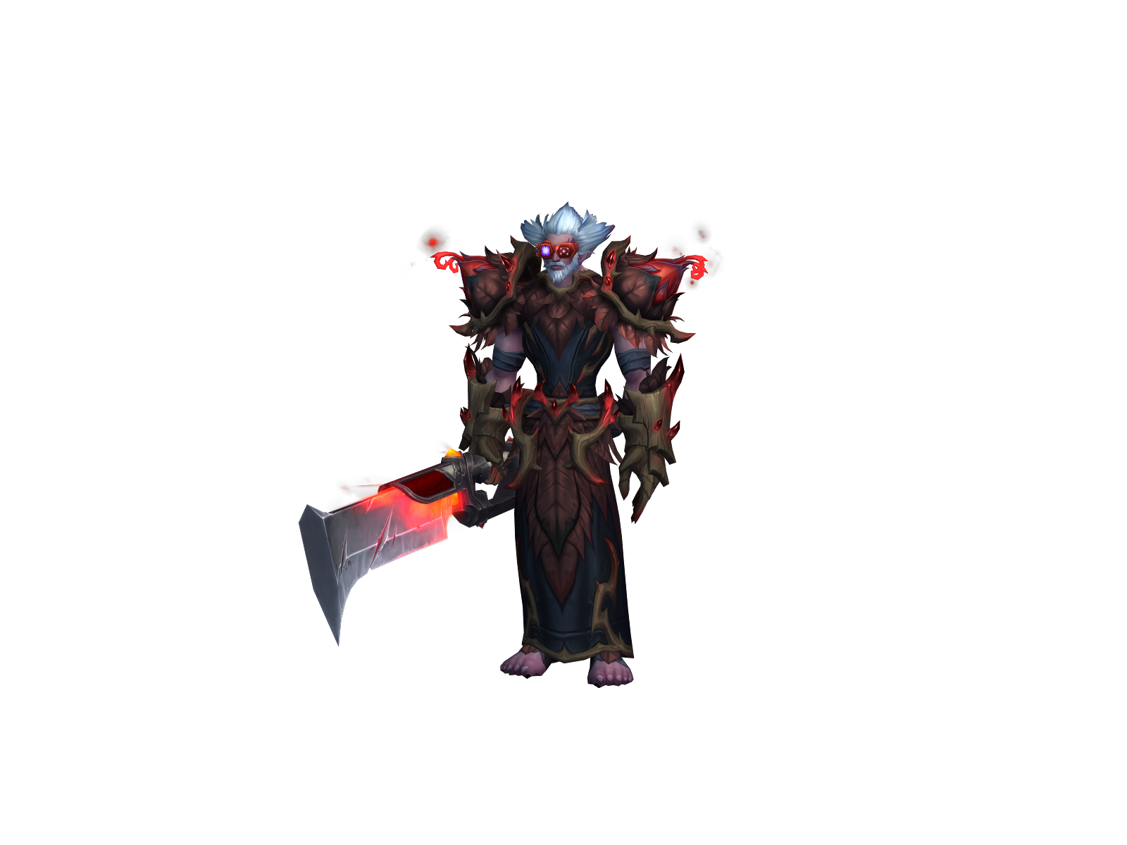 Druell 3D character render
