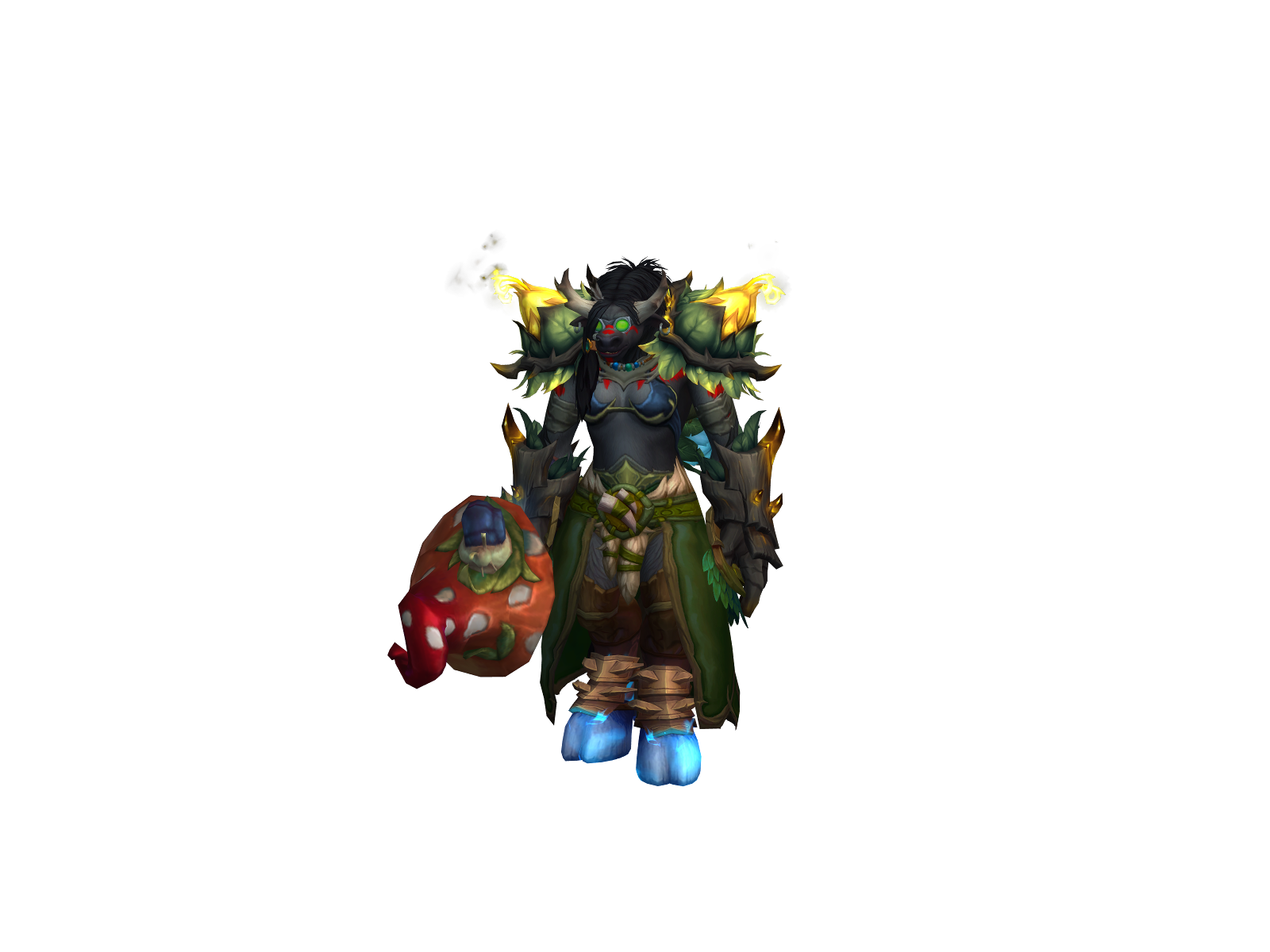 Naturalblues 3D character render