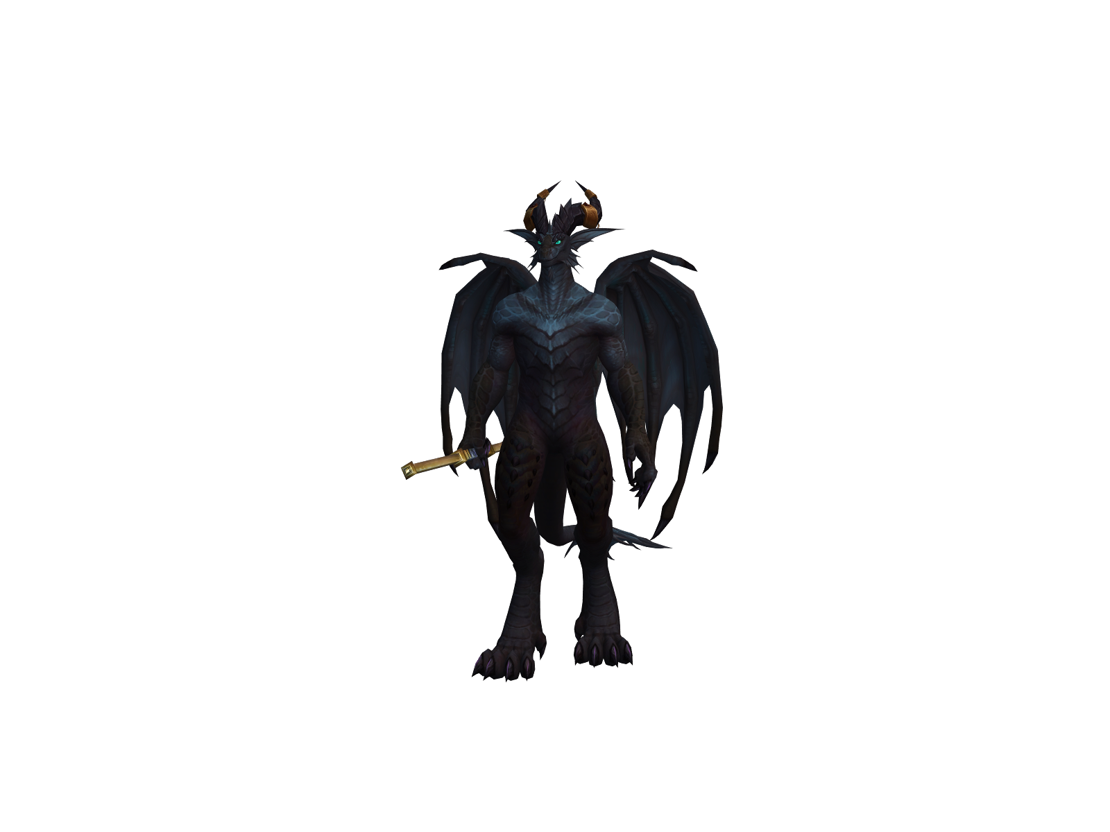 Blàckbéárd 3D character render