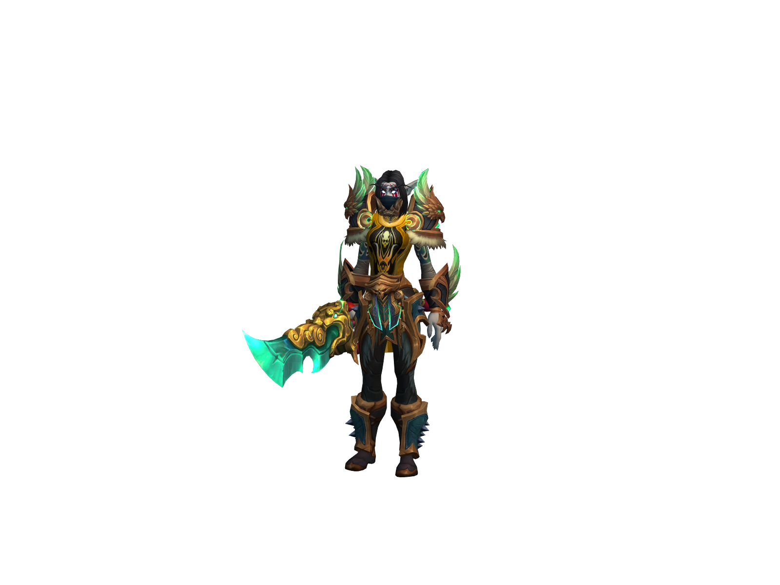 Kattens 3D character render