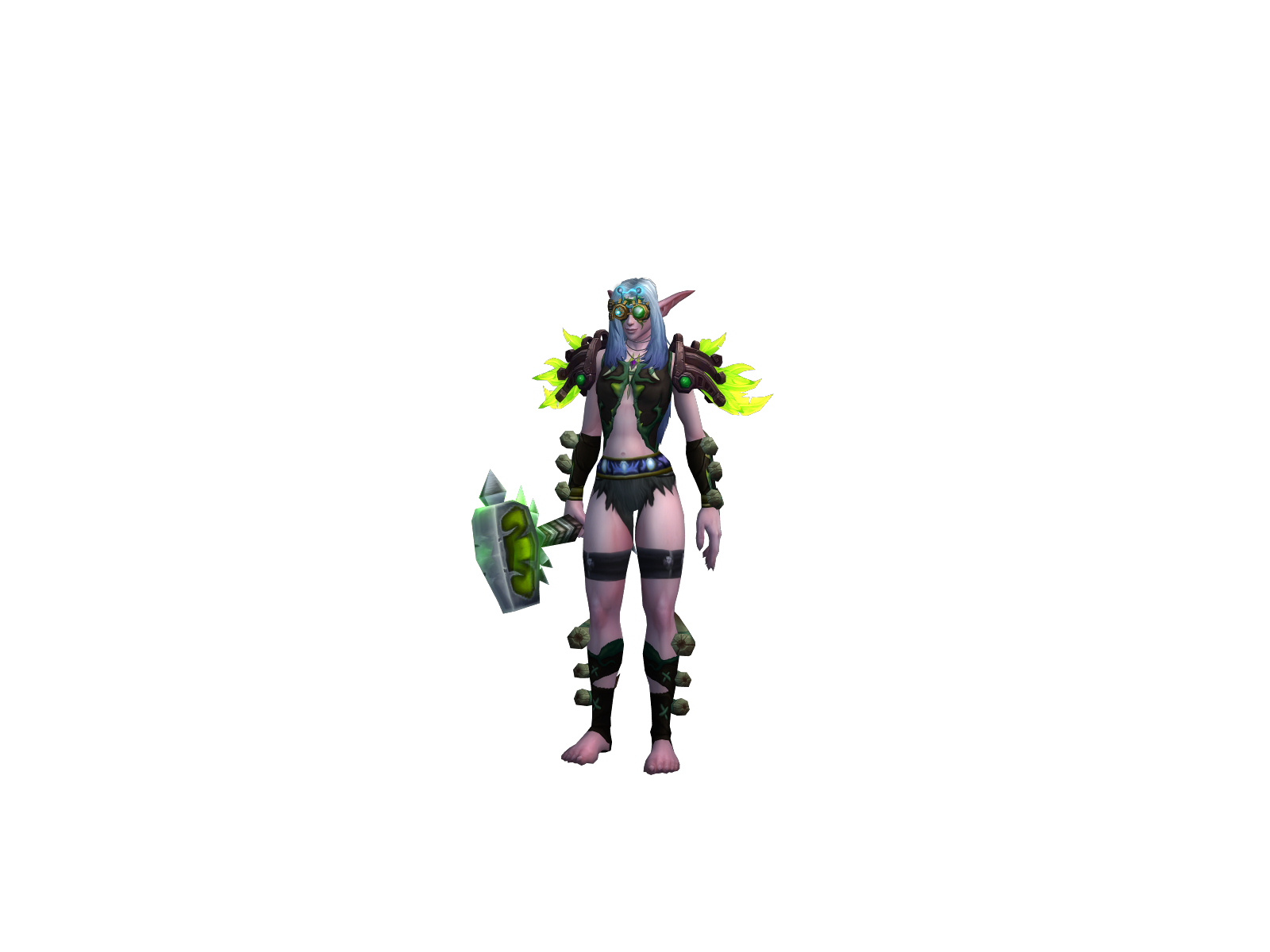 Taylorlift 3D character render