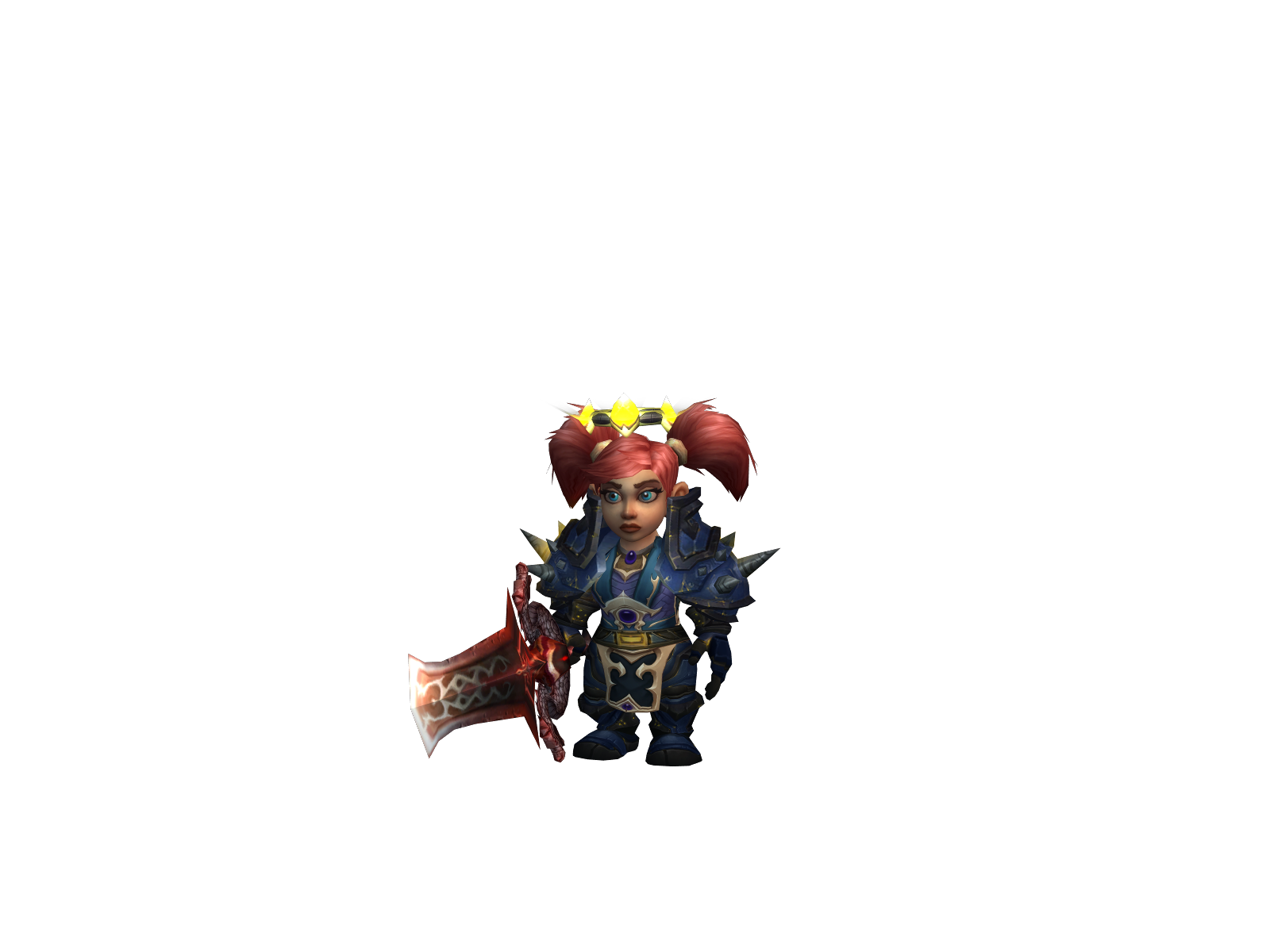 Sekisià 3D character render
