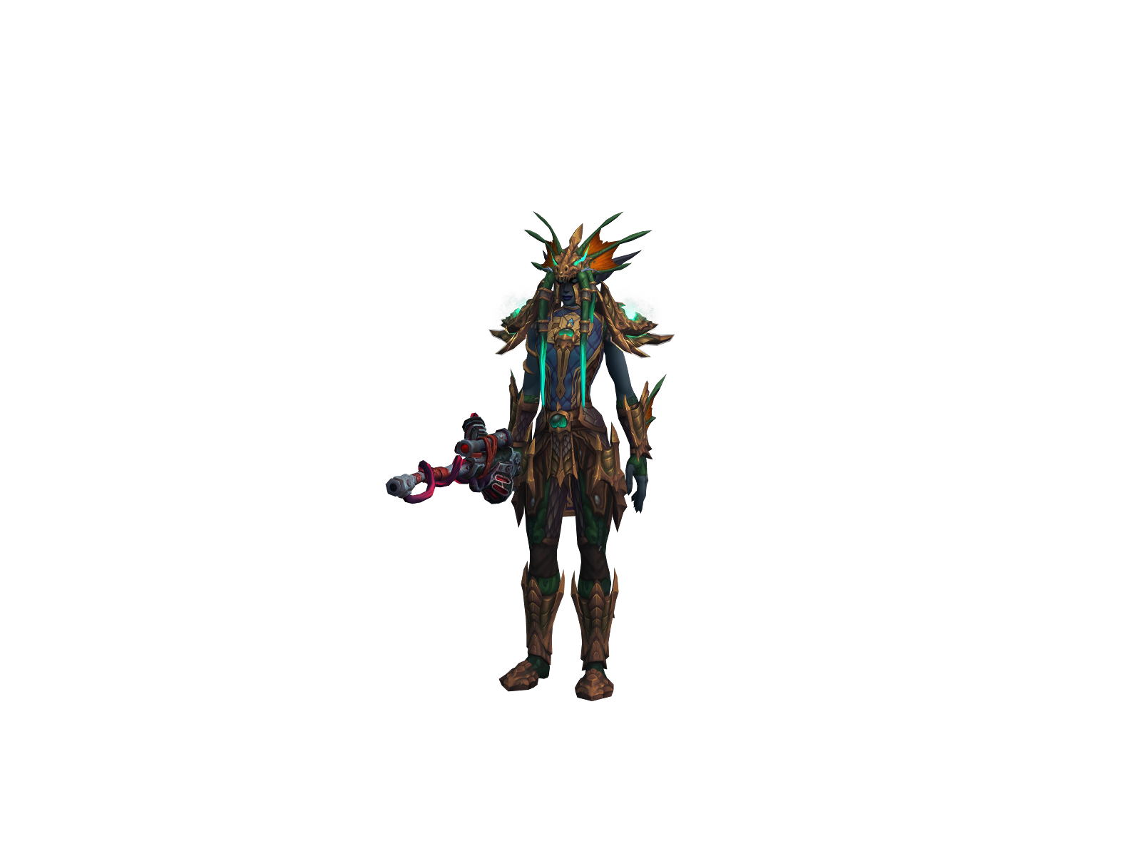 Coraprax 3D character render