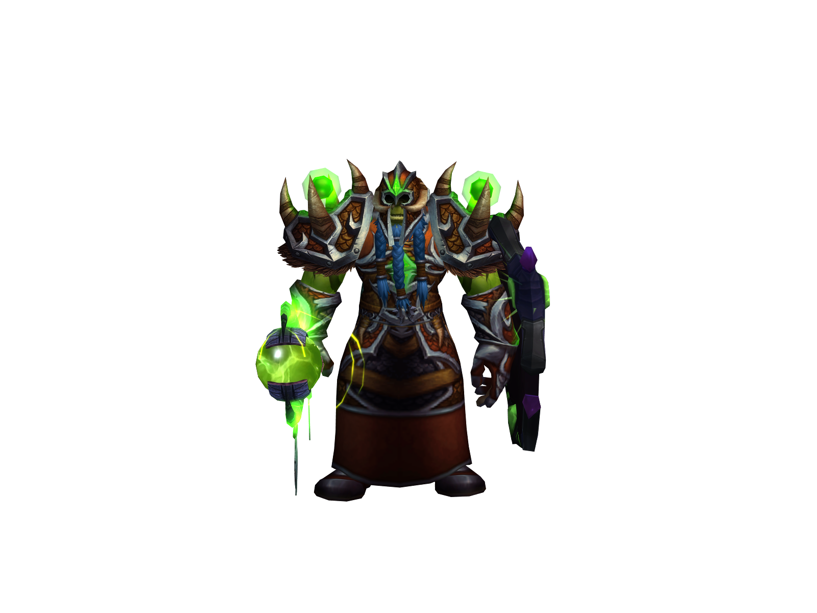Onysham 3D character render