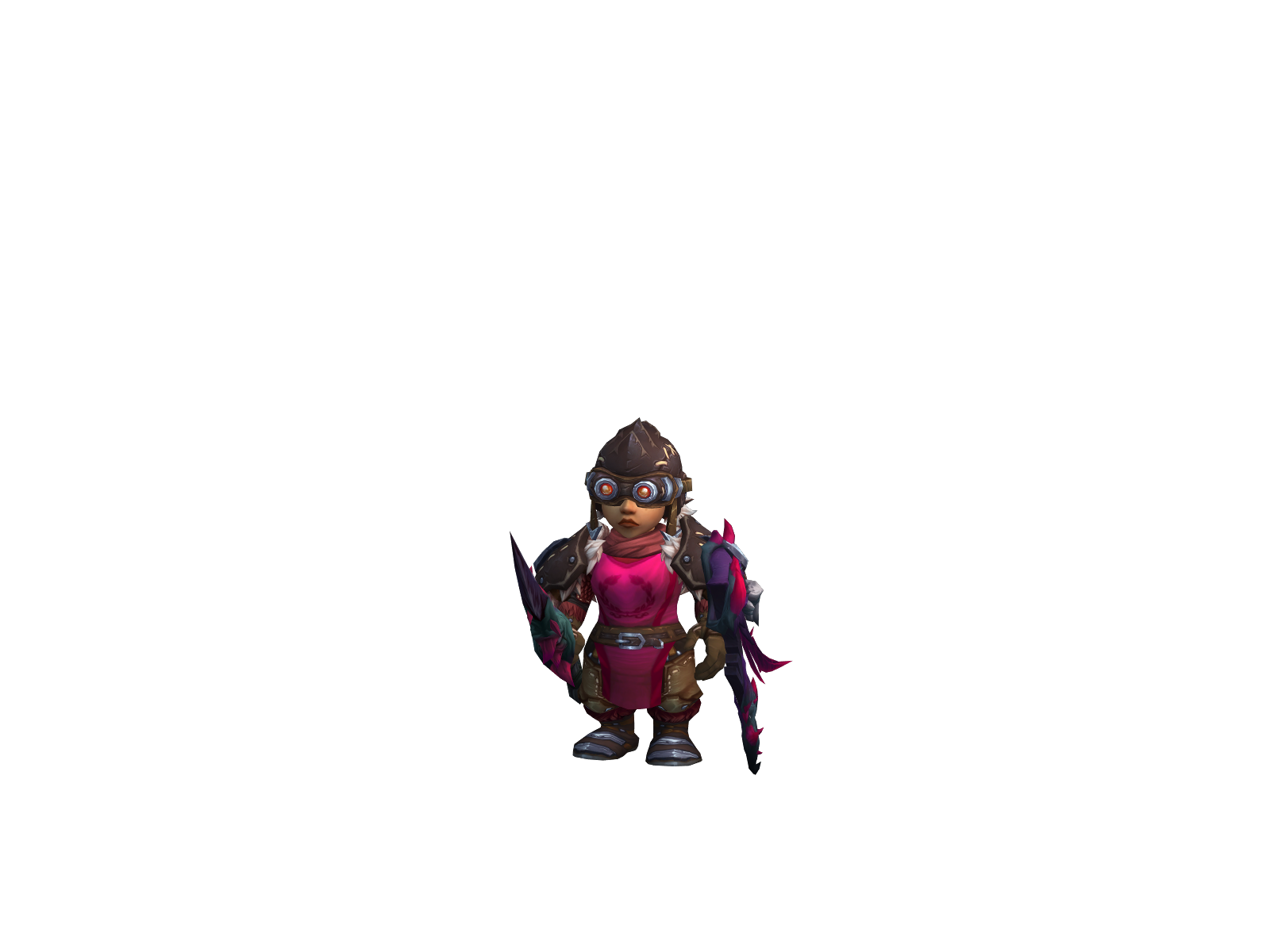 Needleya 3D character render