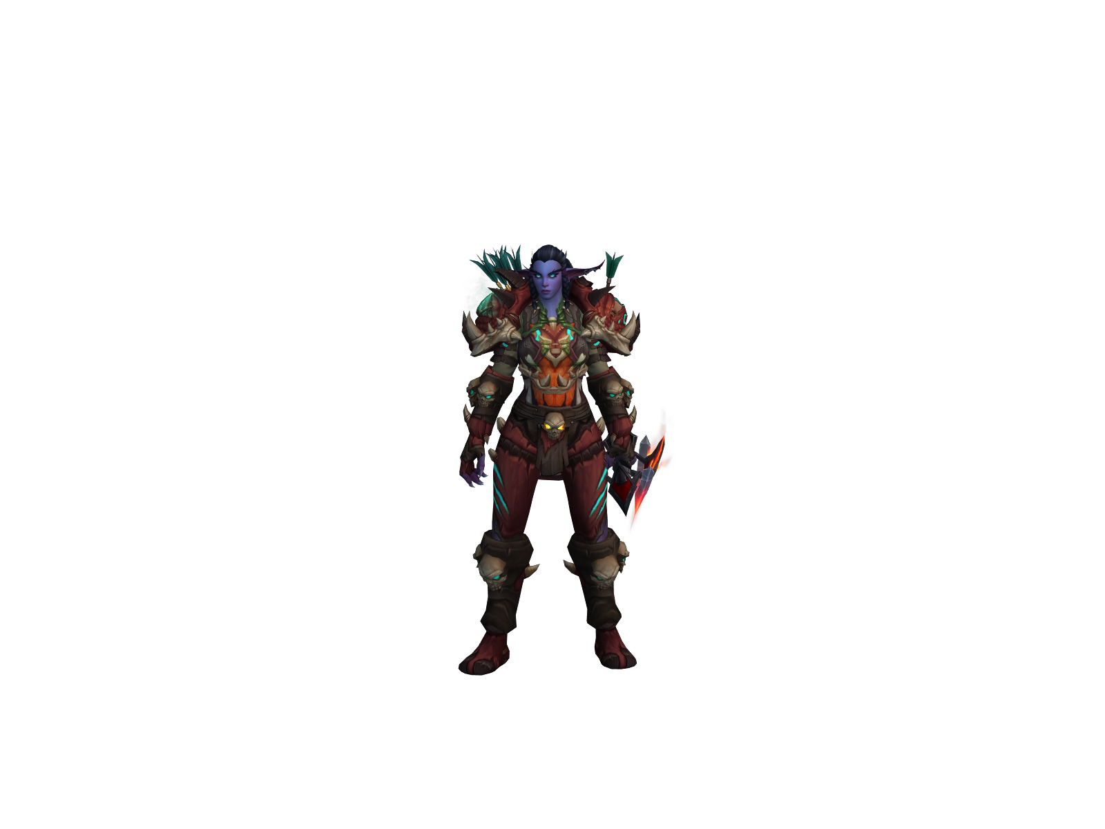 Enddhin 3D character render