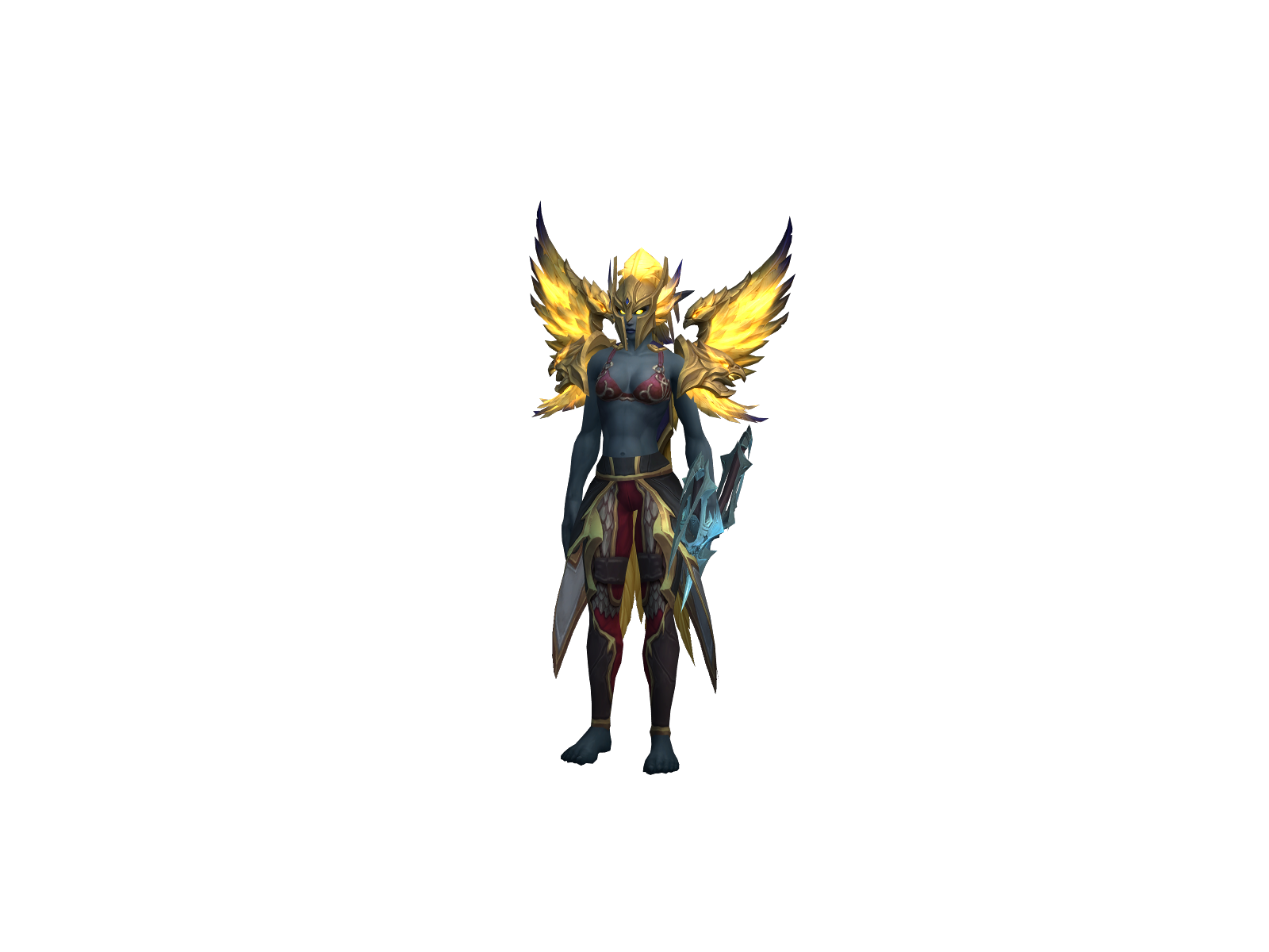 Amaterasú 3D character render