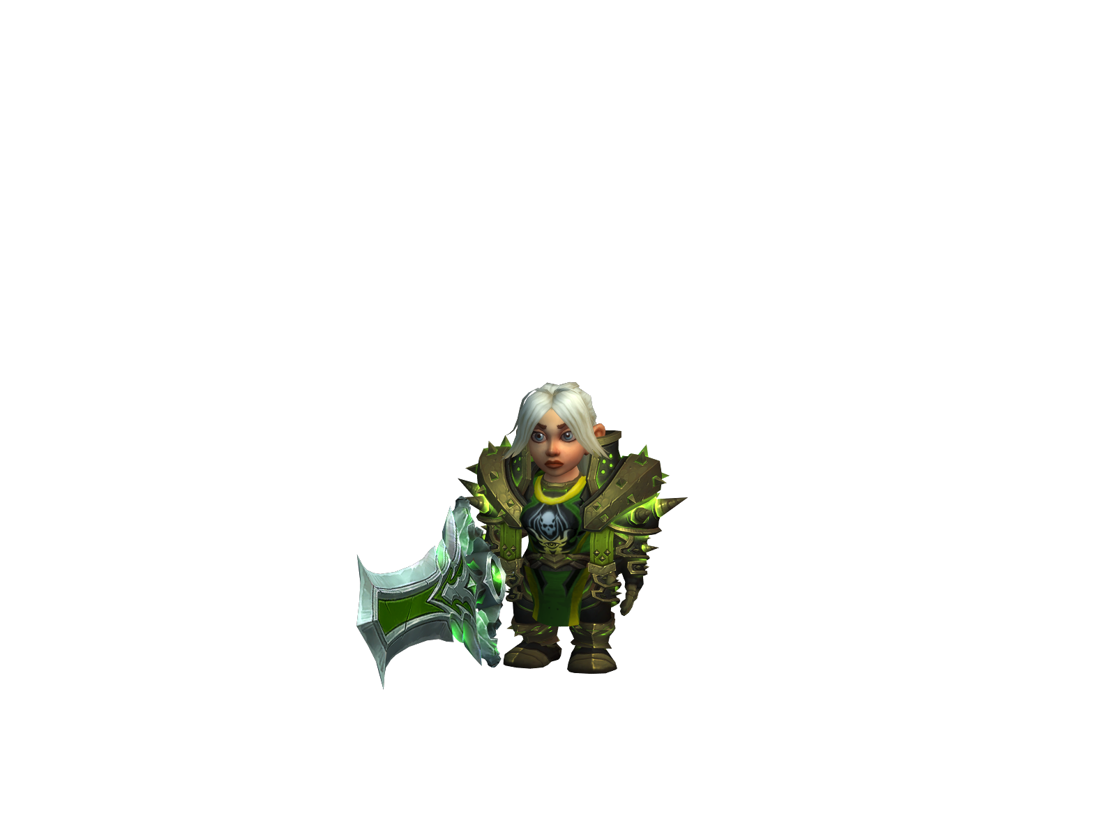 Bladeicy 3D character render