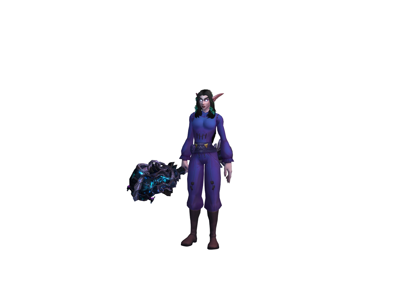 Fancytrash 3D character render
