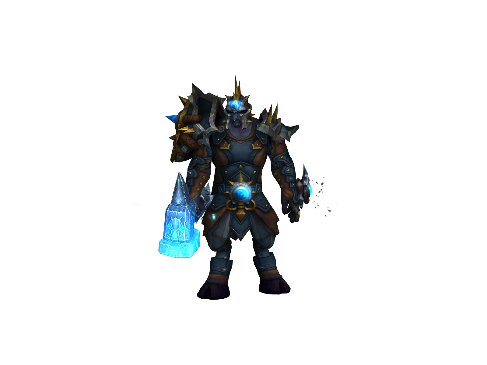 Mustachioso 3D character render