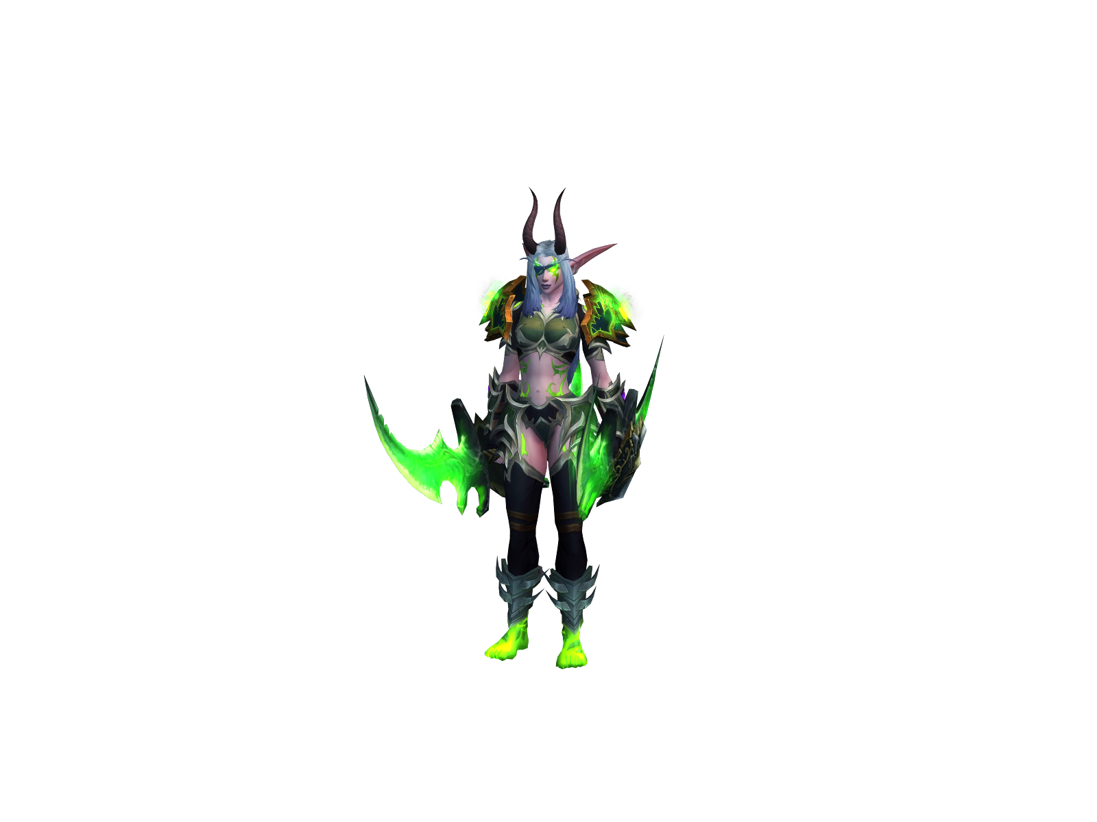 Vîøletta 3D character render