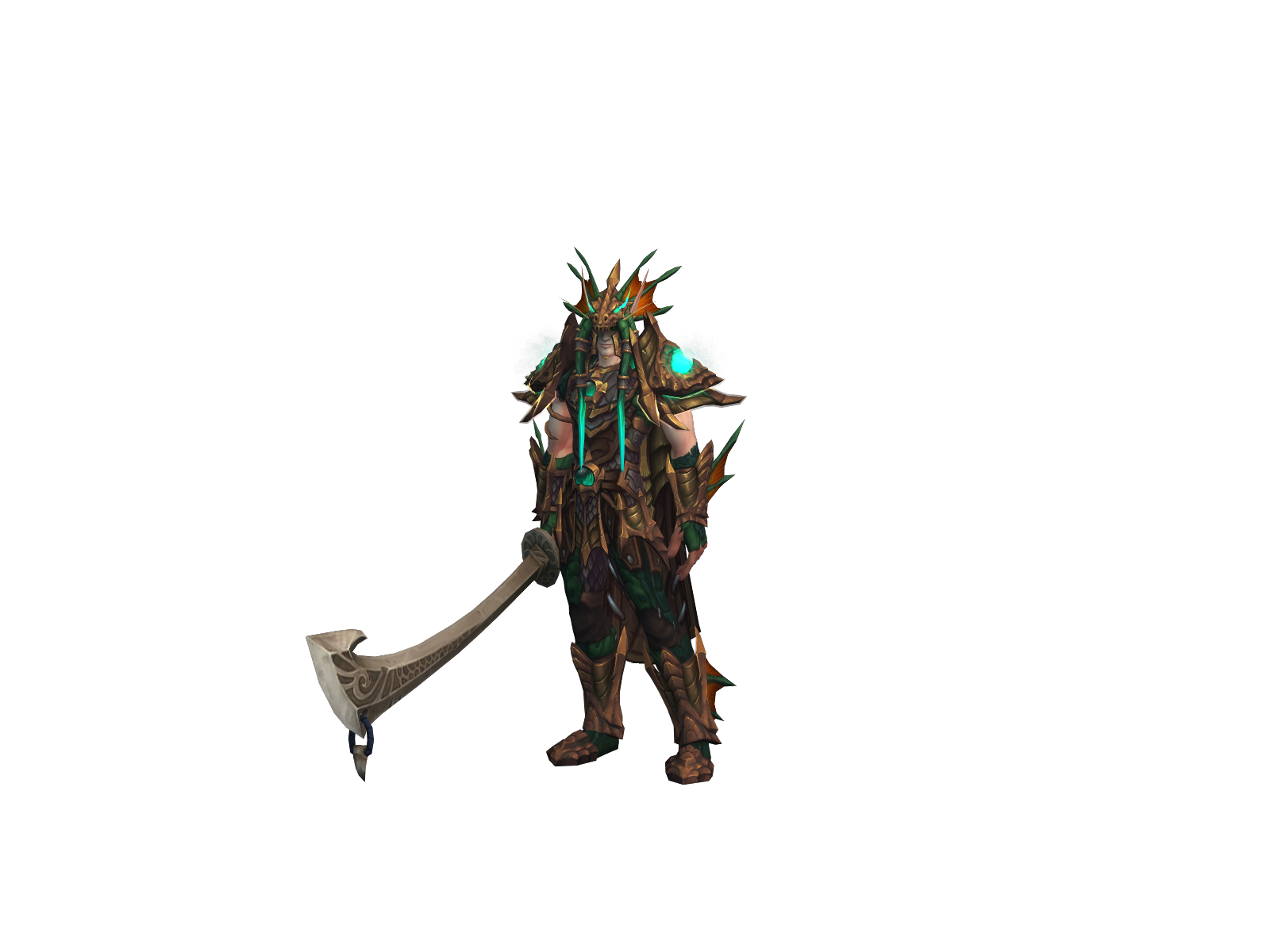Ghyandhril 3D character render