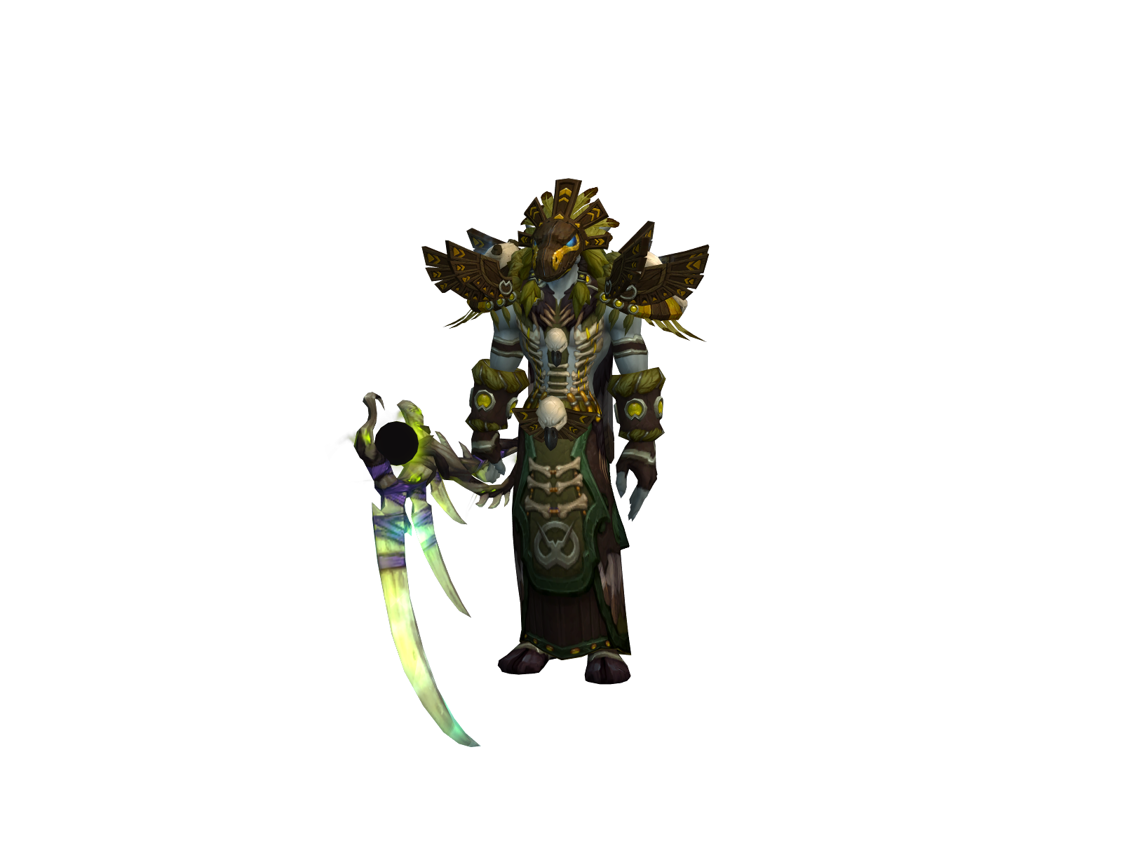 Mewiz 3D character render