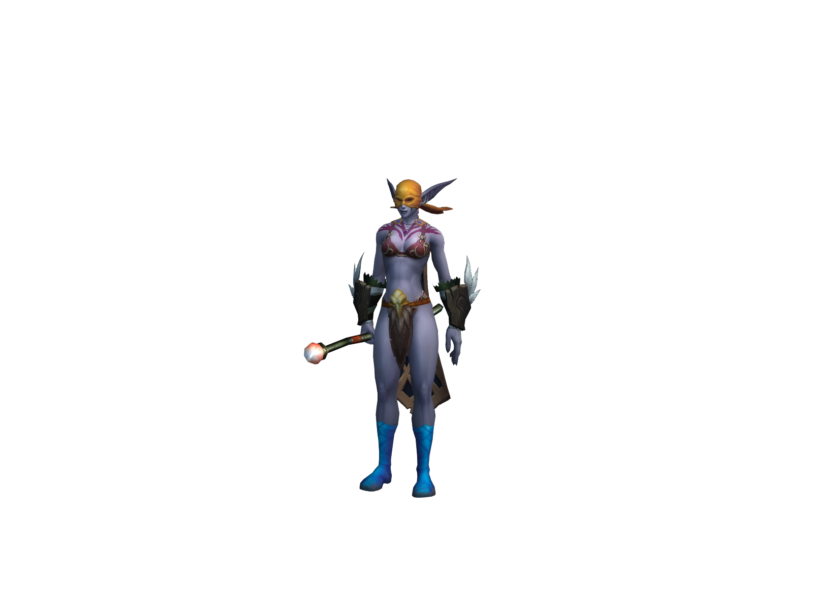 Kharely 3D character render