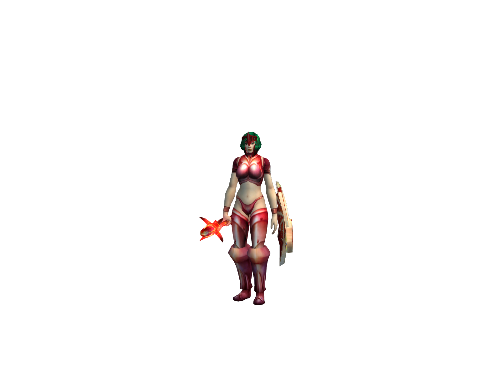 Hotdonna 3D character render