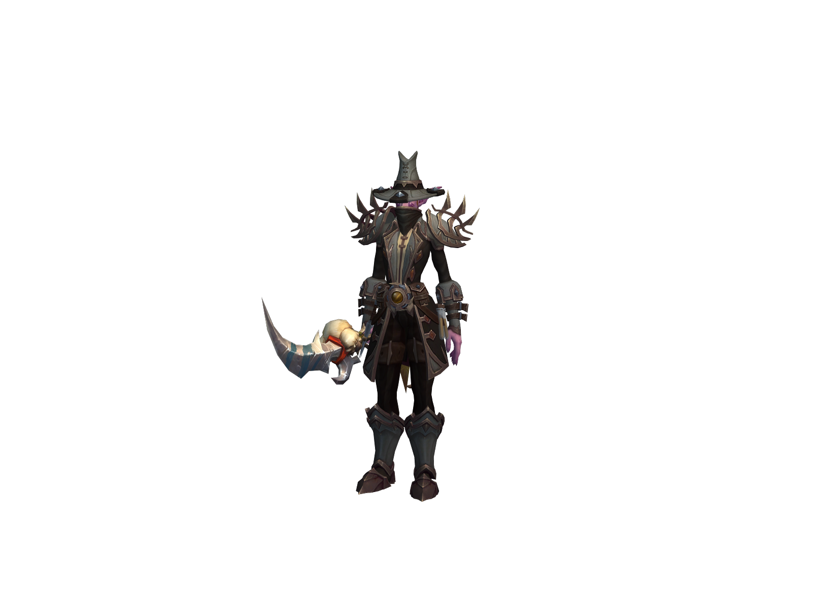 Suicidekitty 3D character render