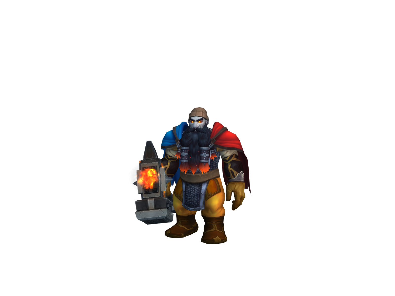 Burebìsta 3D character render