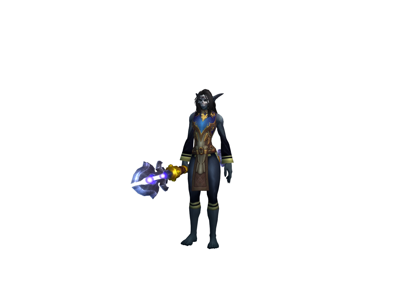 Goggroll 3D character render
