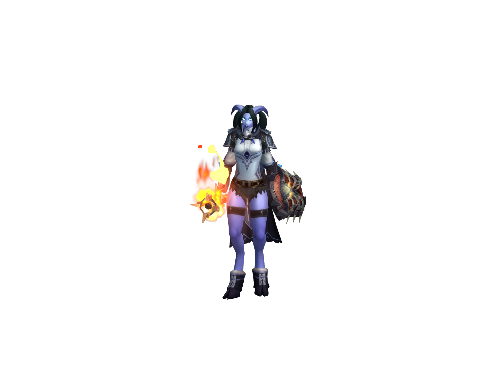 Legana 3D character render