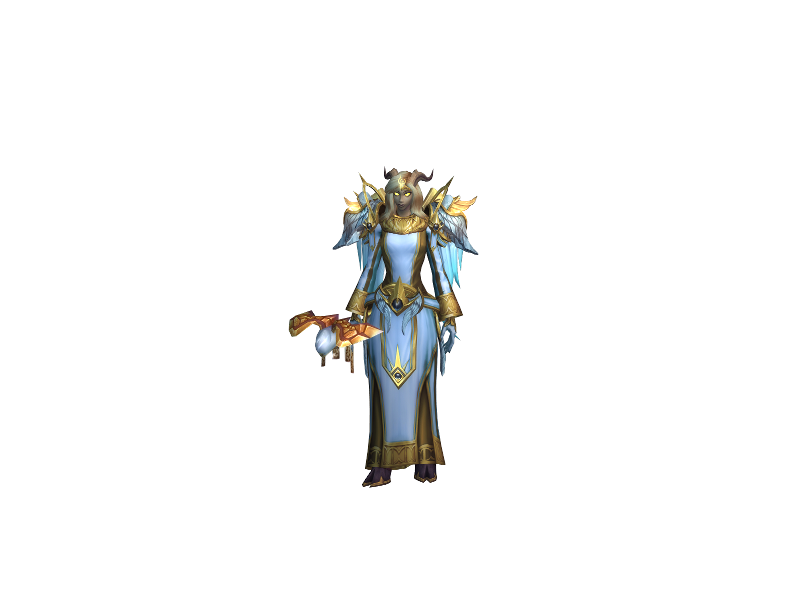Priestnova 3D character render