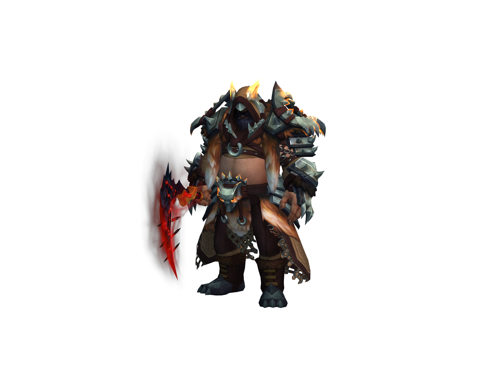 Rach 3D character render