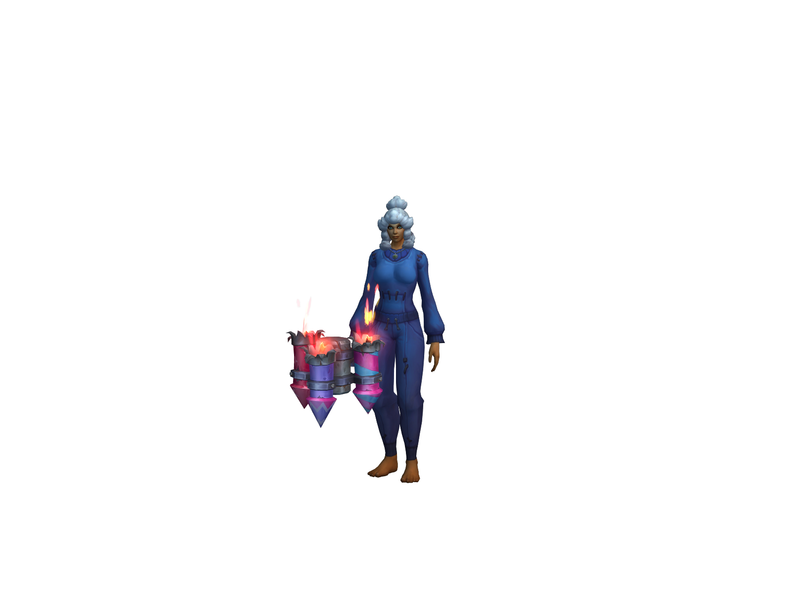 Jabjabcross 3D character render