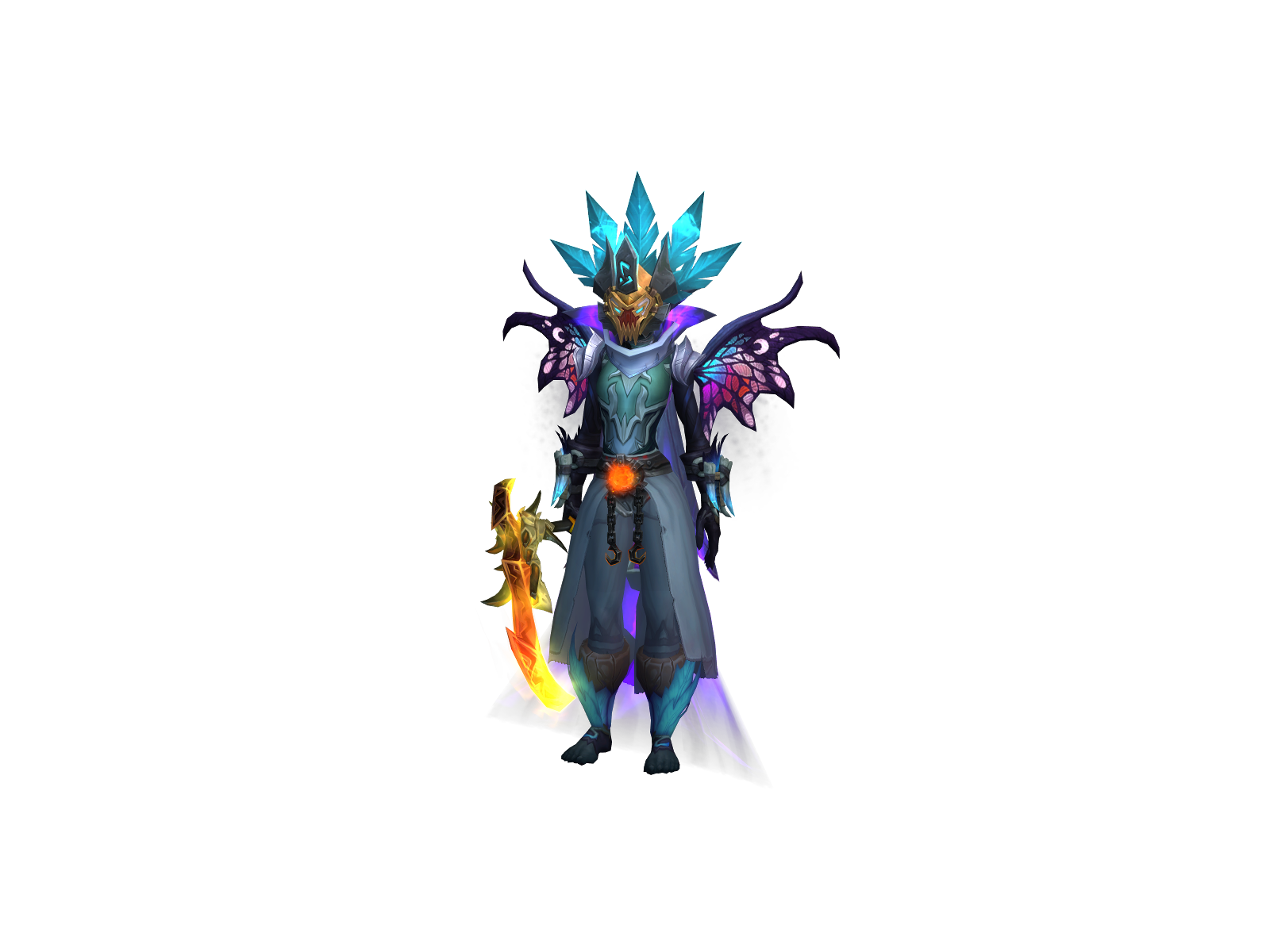 Scartrax 3D character render