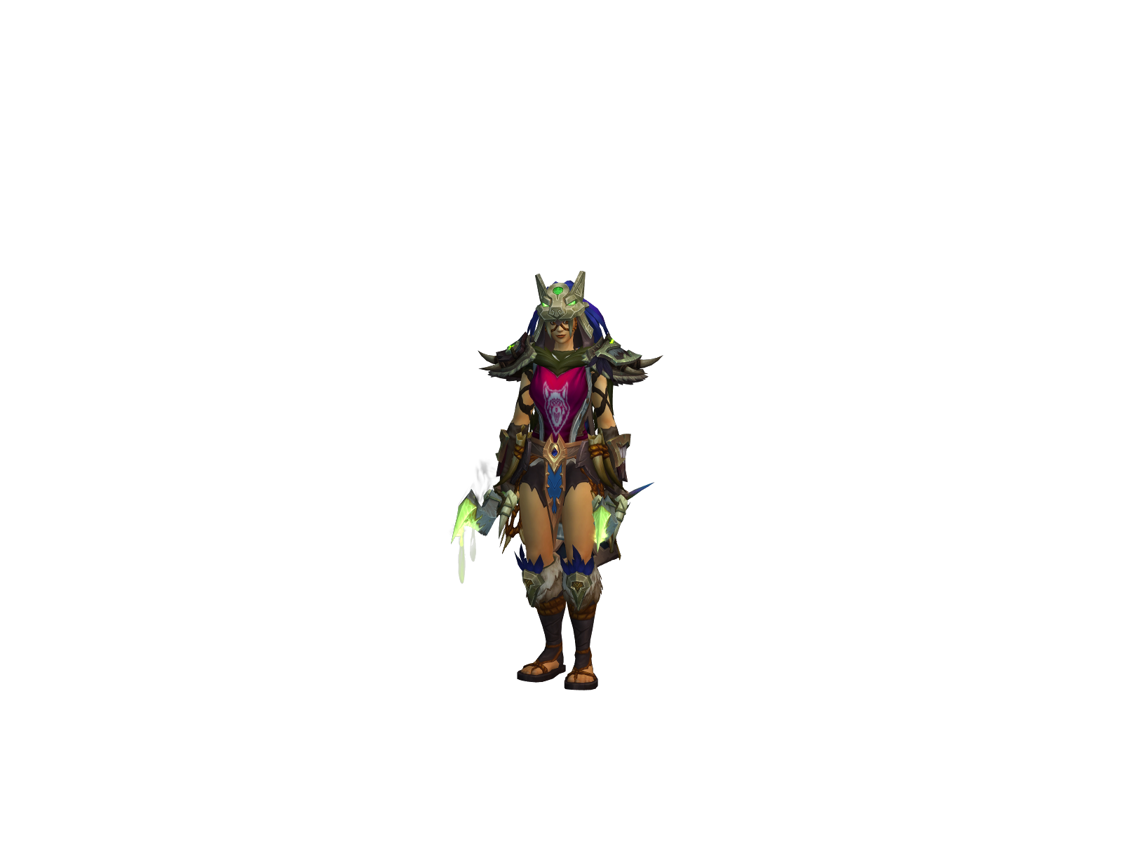 Akanname 3D character render