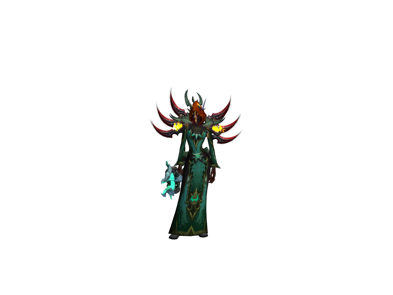 Voidwomb 3D character render