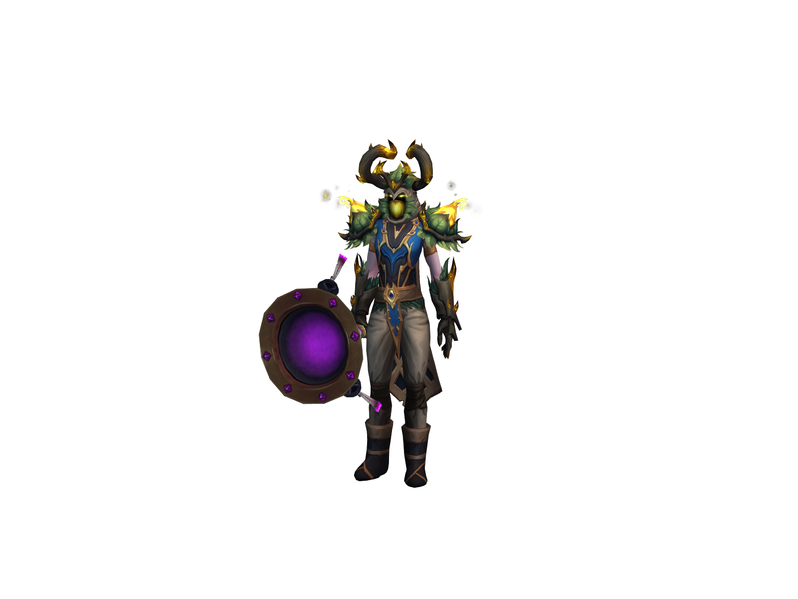 Pacmoon 3D character render