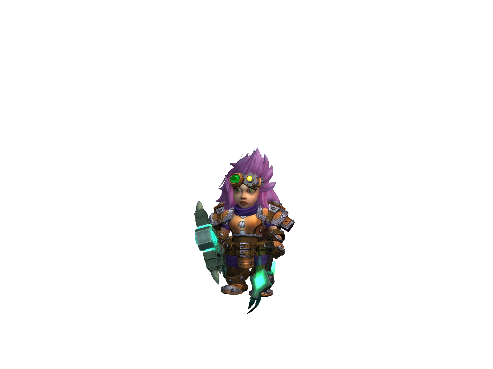 Prepucium 3D character render