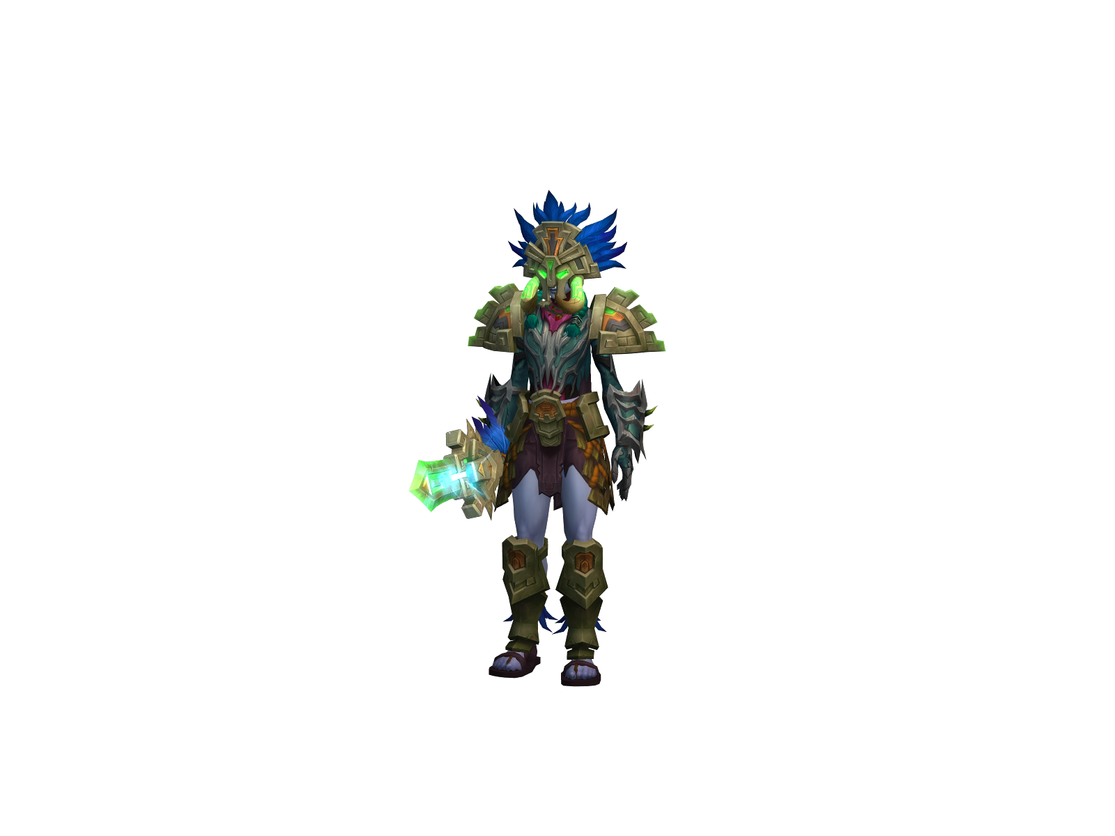 Nnjdrllf 3D character render
