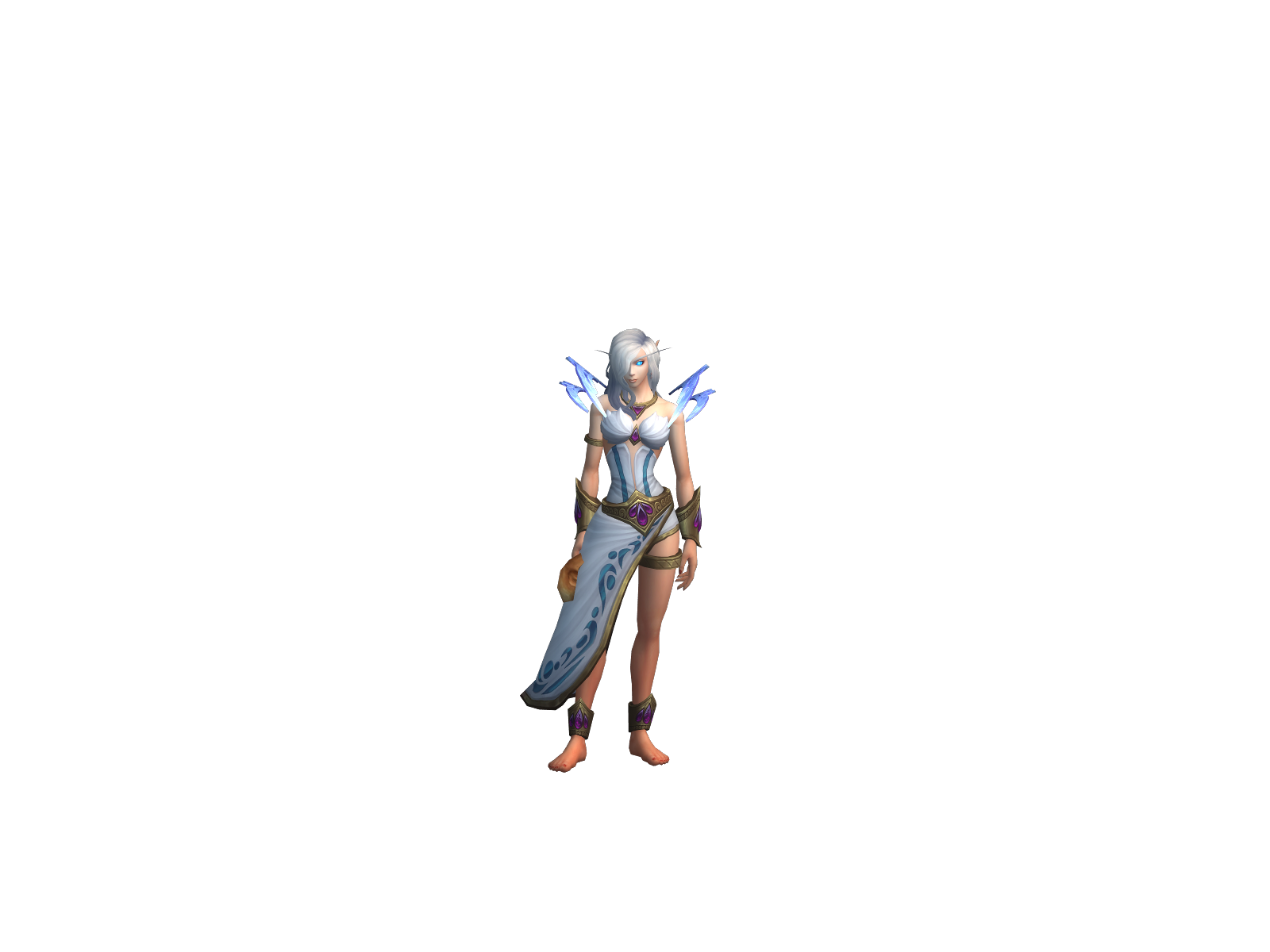 Serelya 3D character render