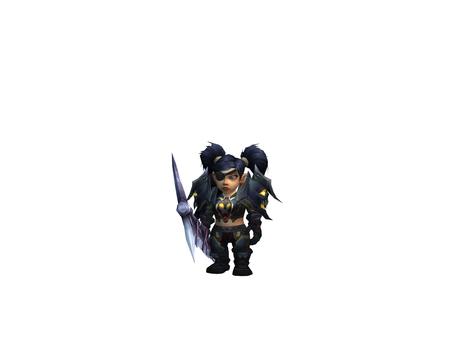 pissmole 3D character render