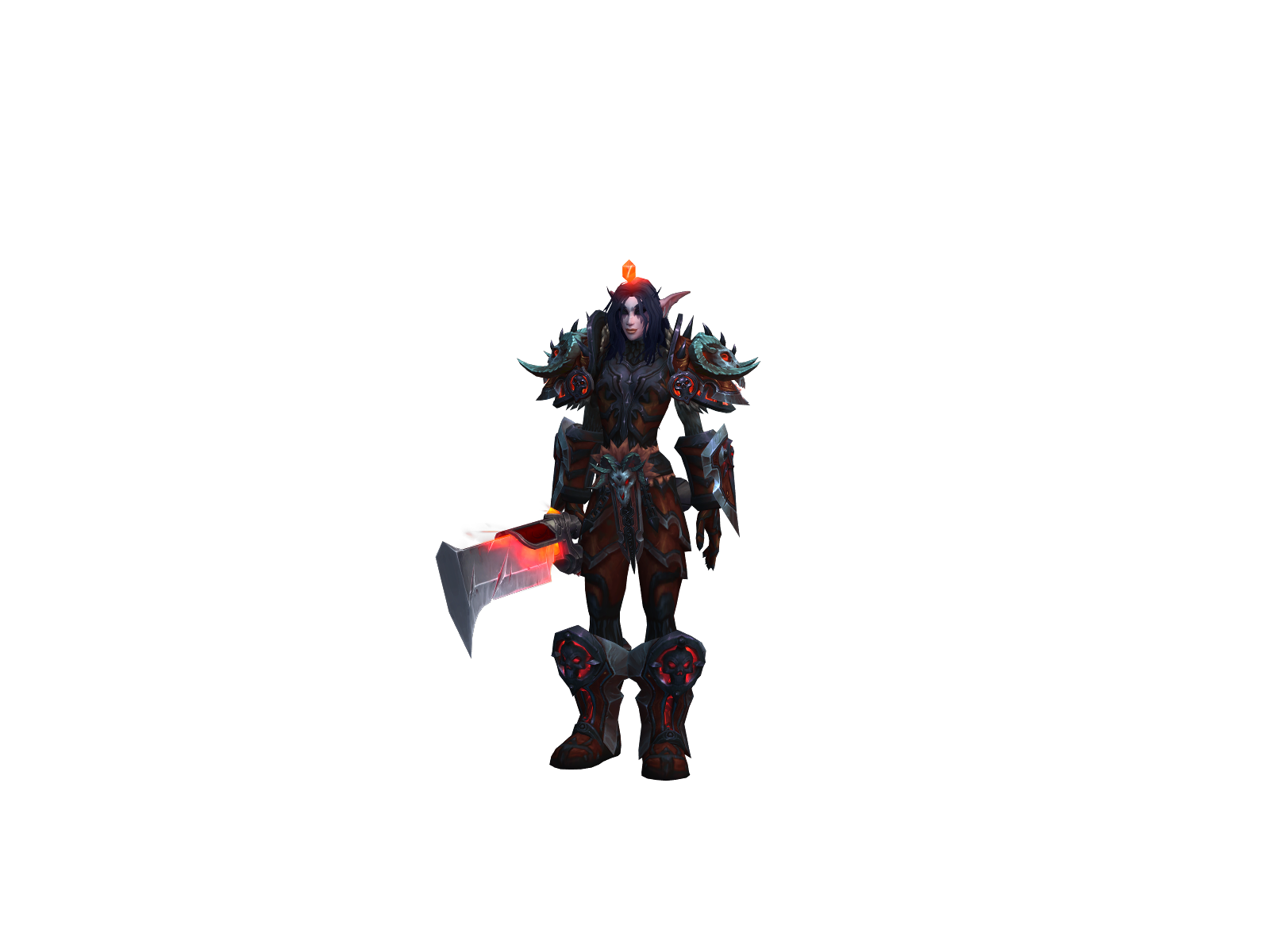 Damazonia 3D character render