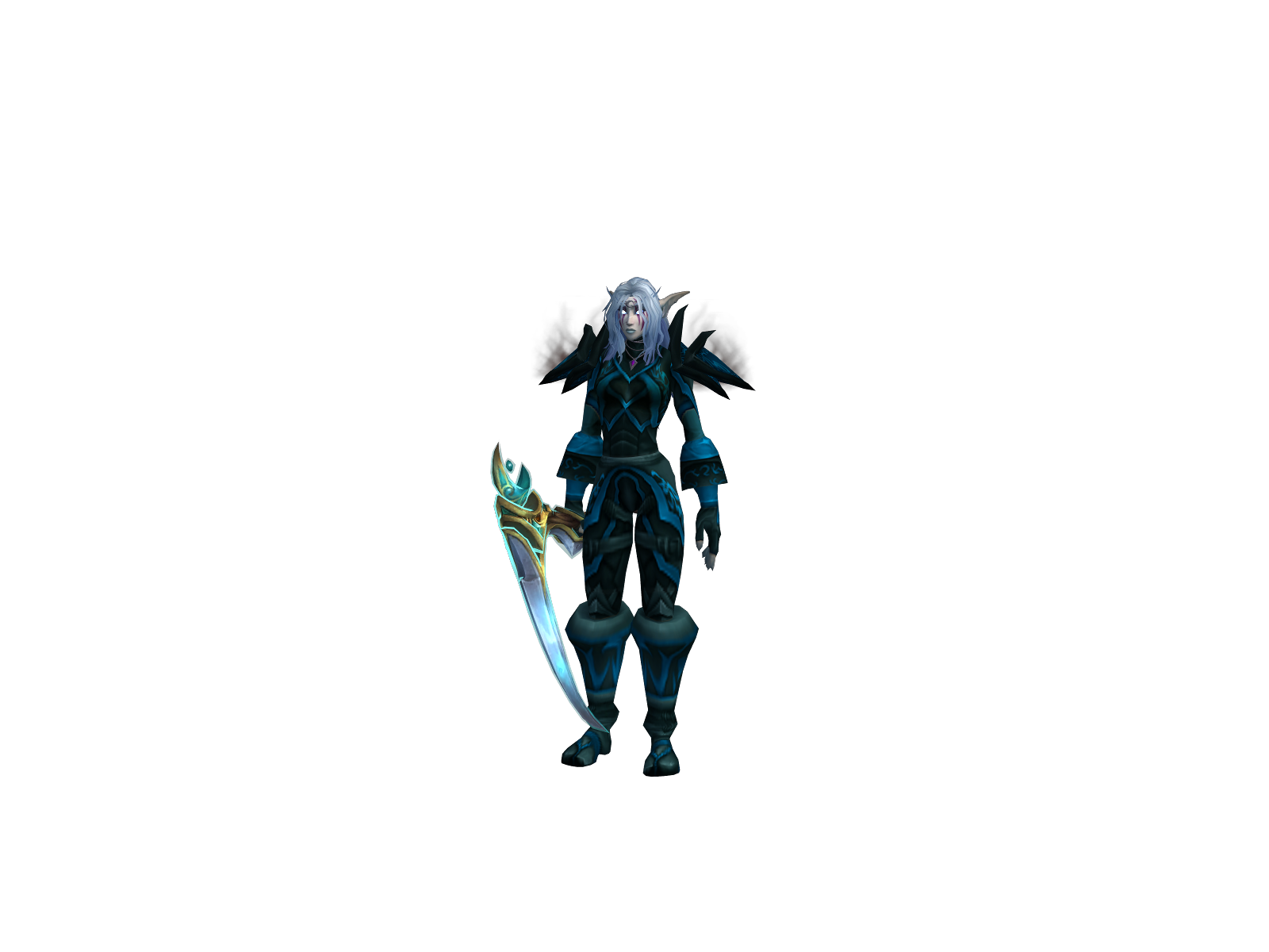Shaccira 3D character render
