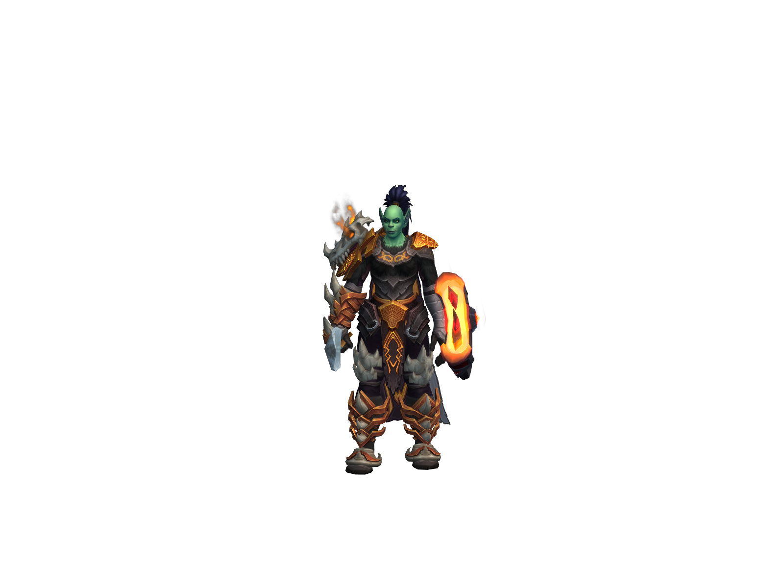 Shockybalböa 3D character render