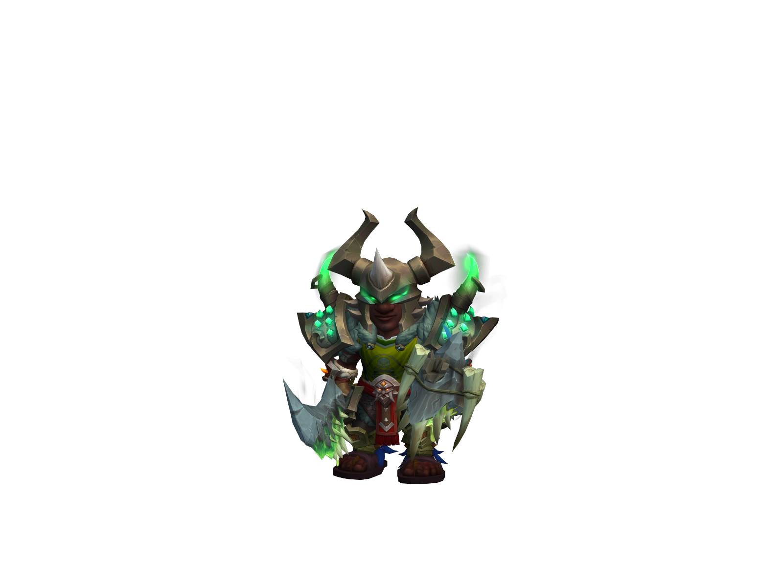 Tinywarrior 3D character render